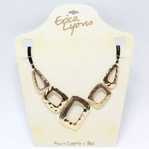 Erica Lyons Gold Statement Necklace